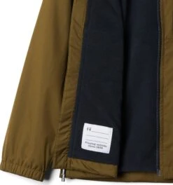 Columbia Rainy Trails Fleece Lined Jacket - Boys|-|Manteau Doublé De Laine Polaire Rainy Trails - Garçon -Columbia Shop COL 1886501 7E 7EDetail2 20New 20Olive 20 20Black