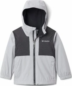 Columbia Rainy Trails Fleece Lined Jacket - Toddler Boys|-|Manteau Doublé De Laine Polaire Rainy Trails - Tout-petit Garçon -Columbia Shop COL 1886502 7EColumbia 20Grey 20 20Black 20Slub