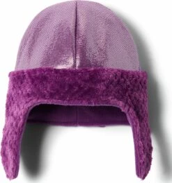 Columbia Frosty Trail Earflap Beanie - Youth|-|Tuque Avec Cache-oreilles Frosty Trail - Jeune -Columbia Shop COL 1906981 7E 7EDetail1 20Plum 20Leafscape 20 20Plum