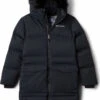 Columbia Rockfall Mid Down Jacket - Youth|-|Manteau Mi-longueur En Duvet Rockfall - Jeune -Columbia Shop COL 1908331 7EBlack