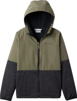 Columbia Out-Shield Dry Fleece Full Zip Jacket - Boys|-|Manteau En Molleton à Glissière Pleine Longueur Out-Shield Dry - Garçon -Columbia Shop COL 1931061 7EStone 20Green 20 20Black 20Heather
