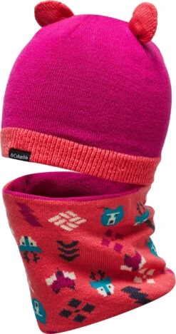 Columbia Snow More II Hat And Gaiter Set - Toddler|-|Ensemble Tuque Et Guêtres Snow More II - Tout-Petit -Columbia Shop COL 1976491 7EWild 20Fuchsia 20 20Blush 20Pink 20Woodlands 57963b01 3e82 4c8e 9e9a 398eaf5bfb76