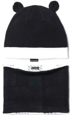 Columbia Snow More II Hat And Gaiter Set - Toddler|-|Ensemble Tuque Et Guêtres Snow More II - Tout-Petit -Columbia Shop COL 1976491 7E 7EDetail1 20Black 20Check