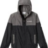 Columbia Flash Challenger Windbreaker Jacket - Youth|-|Manteau Coupe-vent Flash Challenger - Jeune -Columbia Shop COL 1989601 7EBlack 20 20City 20Grey