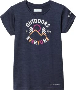 Columbia Mission Peak Short Sleeve Graphic T-Shirt - Girls|-|T-shirt Graphique à Manches Courtes Mission Peak - Fille -Columbia Shop COL 1989661 7ENocturnal 20Heather 20All 20Together 202