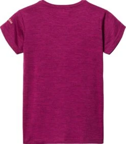 Columbia Mission Peak Short Sleeve Graphic T-Shirt - Girls|-|T-shirt Graphique à Manches Courtes Mission Peak - Fille -Columbia Shop COL 1989661 7E 7EBack 20Wild 20Fuchsia 20Heather 20Bright 20Peaks