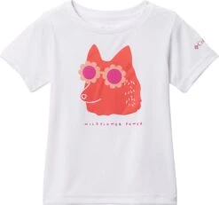 Columbia Mirror Creek Short Sleeve Graphic T-Shirt - Toddler Girls|-|T-shirt à Manches Courtes Mirror Creek - Toute-petite Fille -Columbia Shop COL 1989702 7EWhite 20Wildflower 20Power