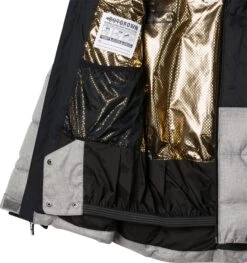 Columbia Winter Powder II Quilted Jacket - Boys|-|Manteau Matelassé Winter Powder II - Garçon -Columbia Shop COL 2009721 7E 7EDetail 20City 20Grey 20Heather 20 20Black