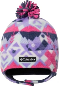 Columbia Frosty Trail II Earflap Beanie - Youth|-|Tuque à Oreillettes Frosty Trail II - Jeune -Columbia Shop COL 2020121 7EWhite 20Checkpoint 20Print