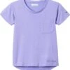Columbia Tech Trail Short Sleeve T-Shirt - Girl's|-|T-shirt à Manches Courtes Tech Trail - Fille -Columbia Shop COL 2031701 7EMorning 20Mist 20Heather 20 20Paisley 20Purple 20Heather 865758d9 cbb0 48f9 8bf3 37f681afdf15