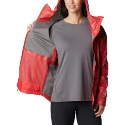 Veste Femme Columbia Outdry Extreme Wildrain Shell [Size XS] -Columbia Shop columbia 1989052 676 rouge 4